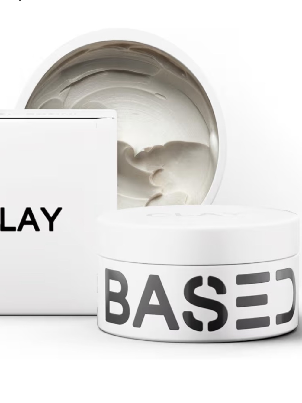 BASED Hair Clay for Men, Premium Hair Clay with Strong Hold, Texturizing Finish